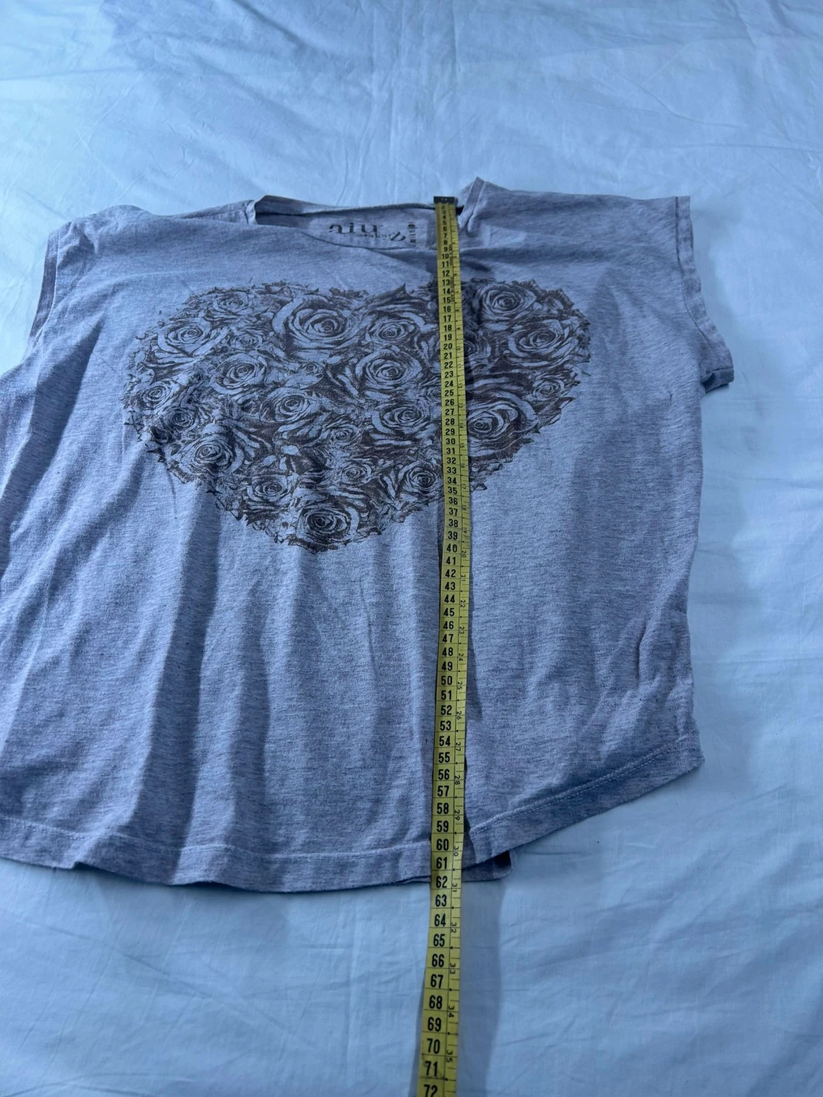 Blusa de mangas curtas bege aiu vintakar – photo 6